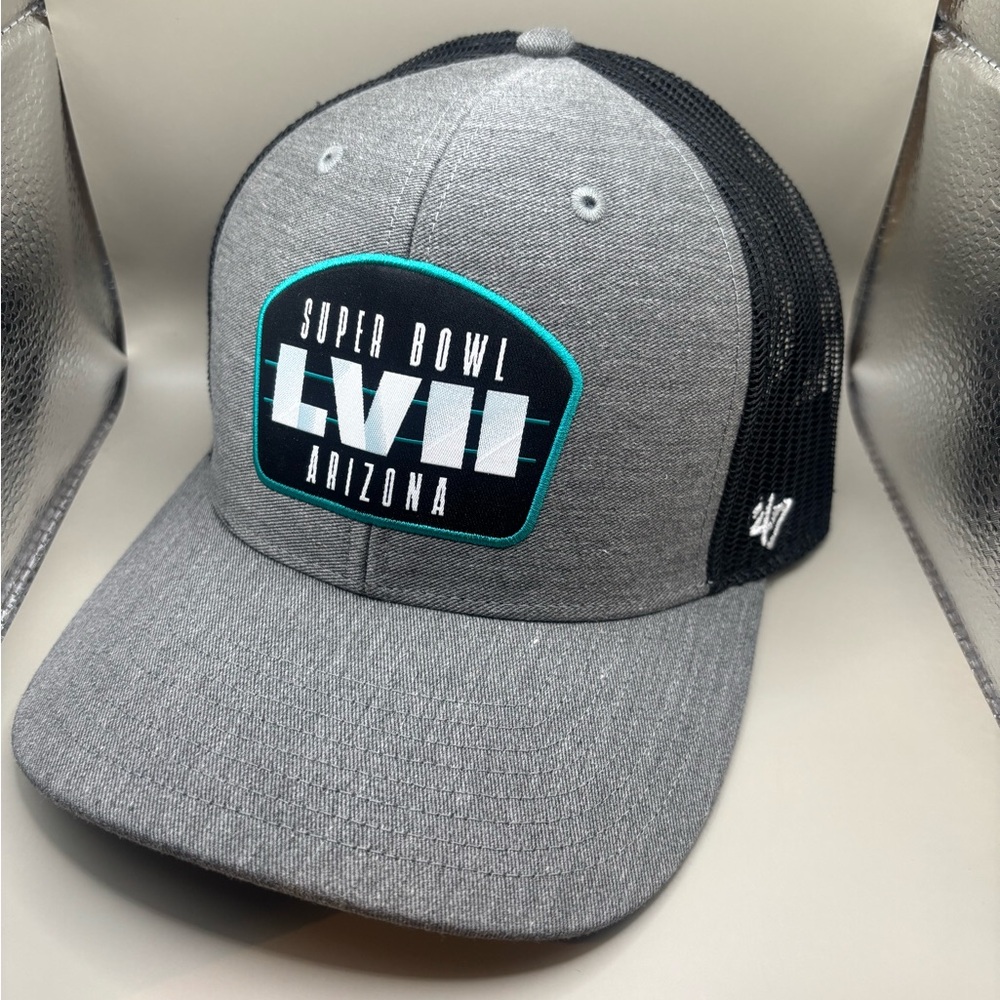 47 Brand Gray Super Bowl LVII (57) Arizona Hat
